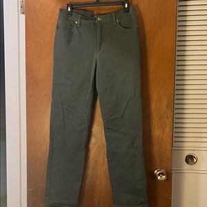 Gloria Vanderbilt Olive Green Pants